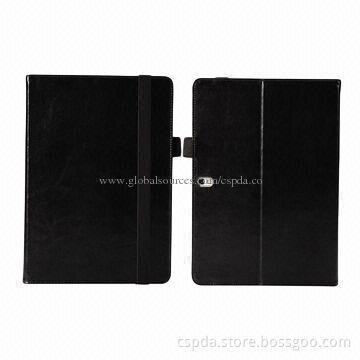 Crazy Horse Line PU Case for Samsung Galaxy Tab Pro 10.1-inch with PC Hard Case and Card Slots